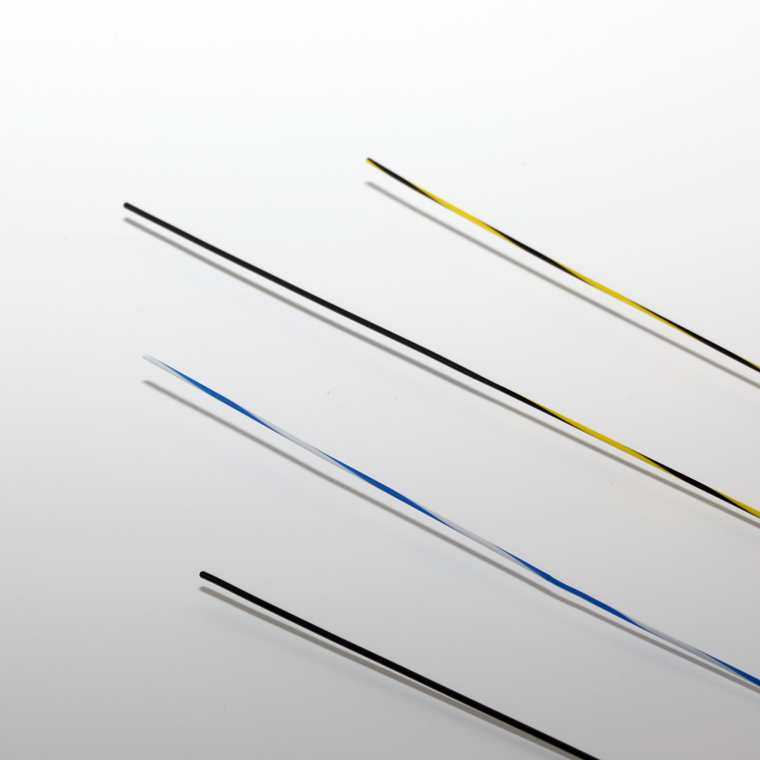 Yellow Surgical Therapeutic Zebra Guide Wire