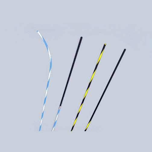 Yellow Surgical Therapeutic Zebra Guide Wire
